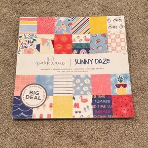 Park Lane Sunny Daze Colorful Cardstock Collection